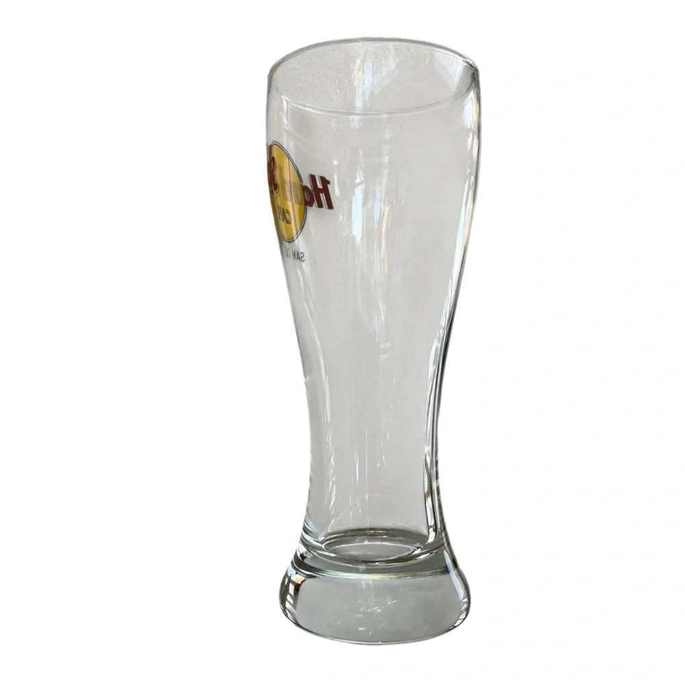 Hard Rock Cafe San Diego Tall Pilsner Beer Glass, 20‎ oz., 8.5 in., Tall Vintage